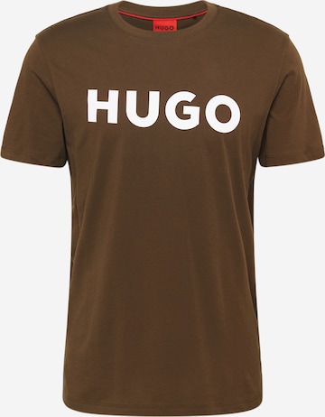 HUGO Red Shirt 'Dulivio' in Groen: voorkant