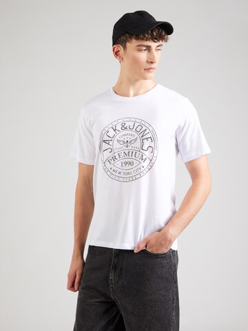 Jack & Jones Premium Koszulka 'JPRBLUZACK' w kolorze biały: przód