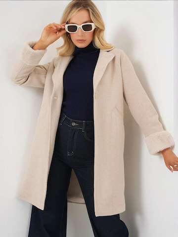 Bigdart - Sobretudo meia-estação em bege