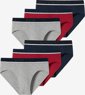 Slip ' 95/5 Organic Cotton ' SCHIESSER en rouge : devant