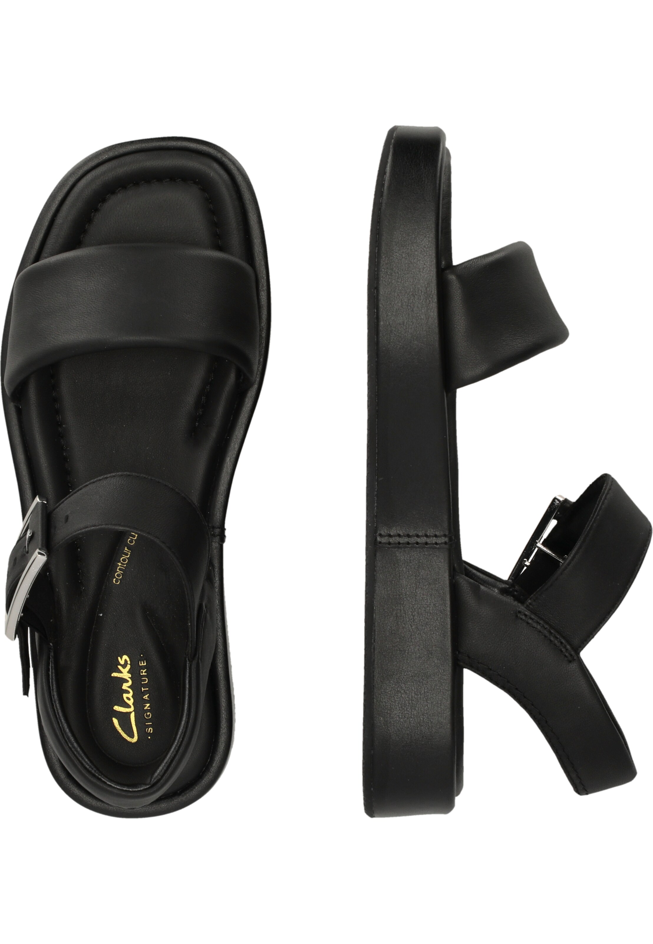 CLARKS Sandaal 'Alda Strap' in Zwart