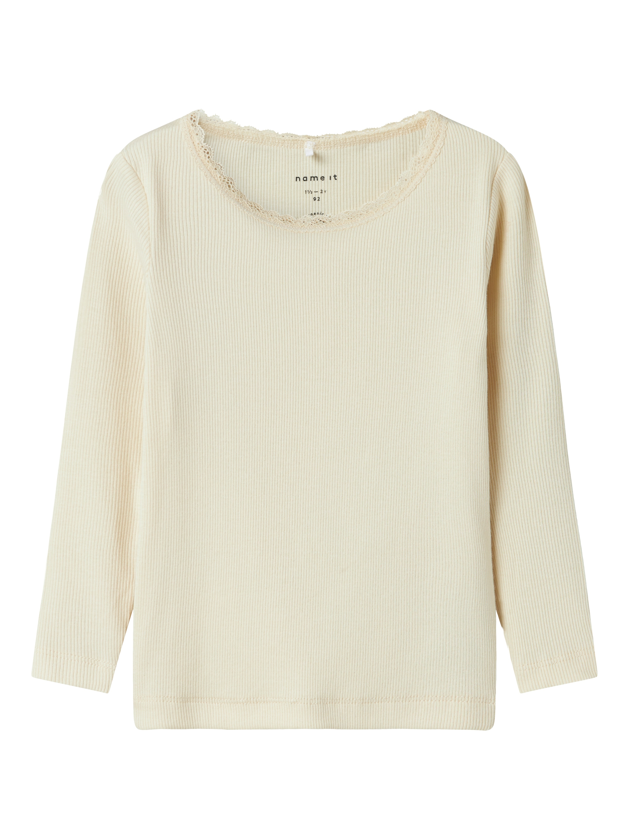 Maglietta 'NMFKab' di NAME IT in beige: frontale