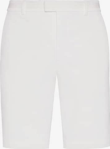 Pantalon chino Boggi Milano en beige : devant