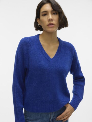 VERO MODA Trui 'ELLYLEFILE' in Blauw