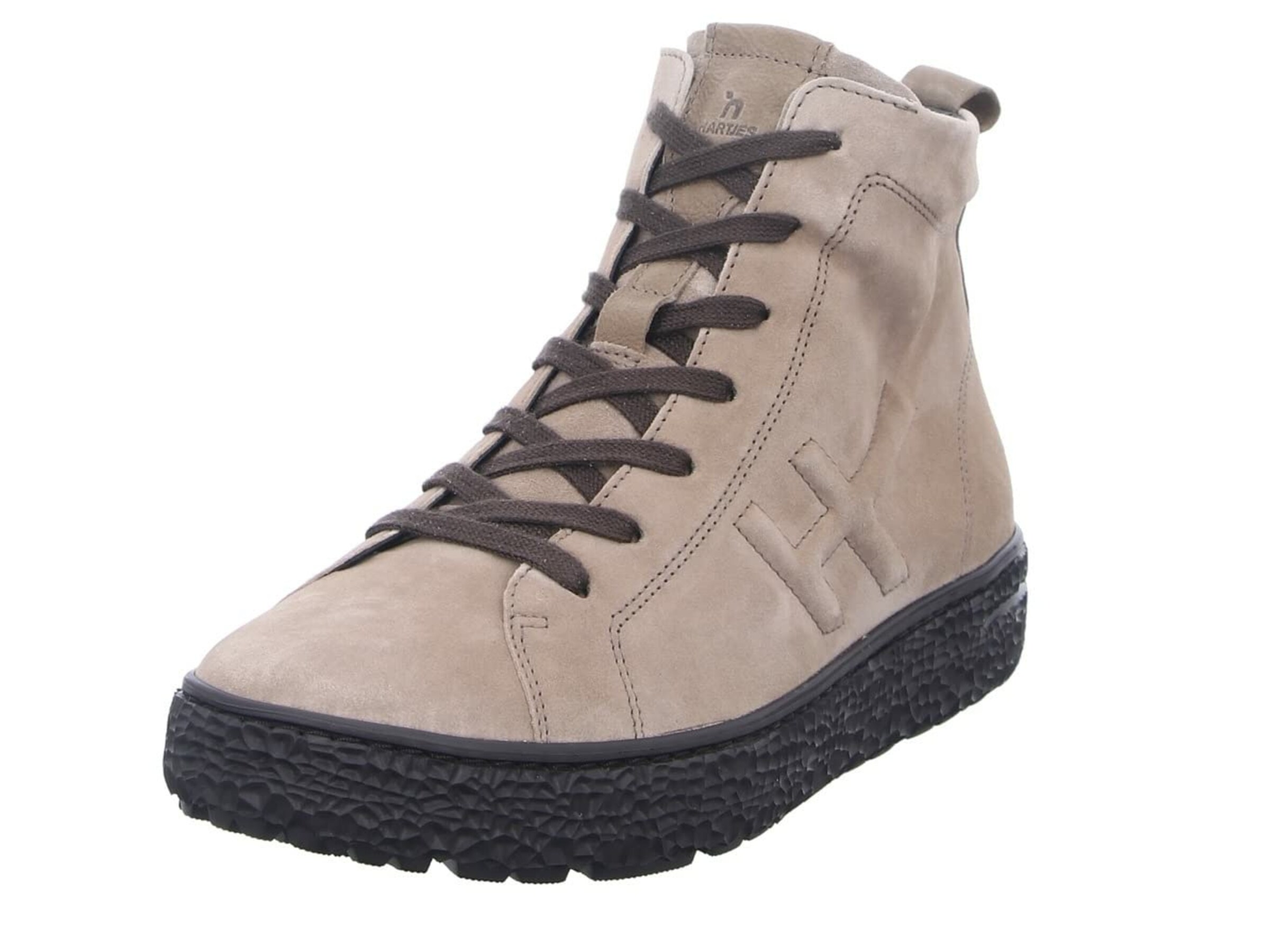 Hartjes Schnürstiefelette in Grau: Vorderseite