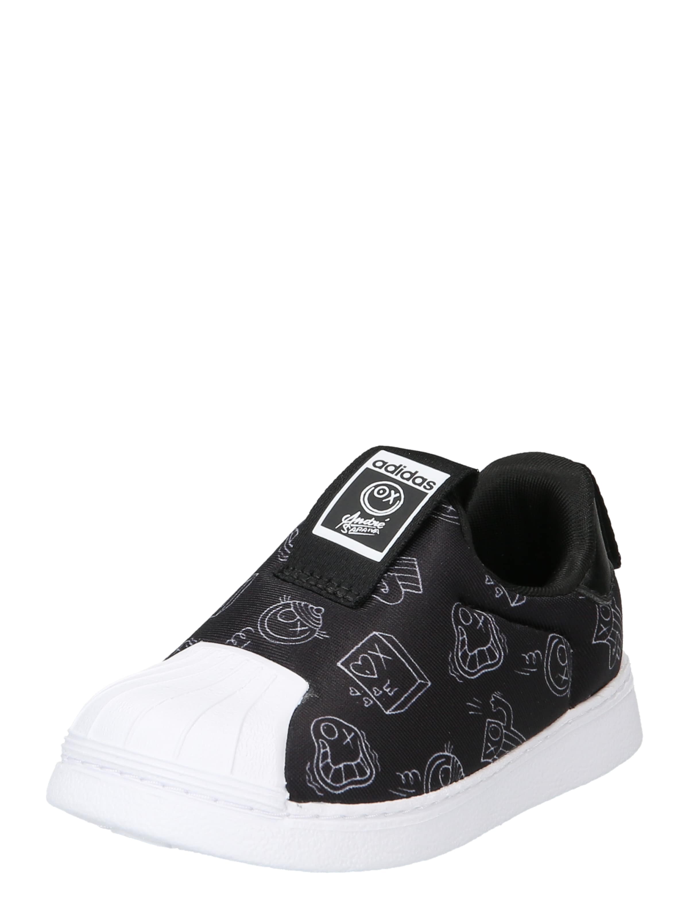 ADIDAS ORIGINALS Кроссовки 'Superstar 360' в Черный: спереди