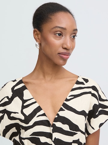 ICHI - Vestido camisero 'IHLINNO' en verde