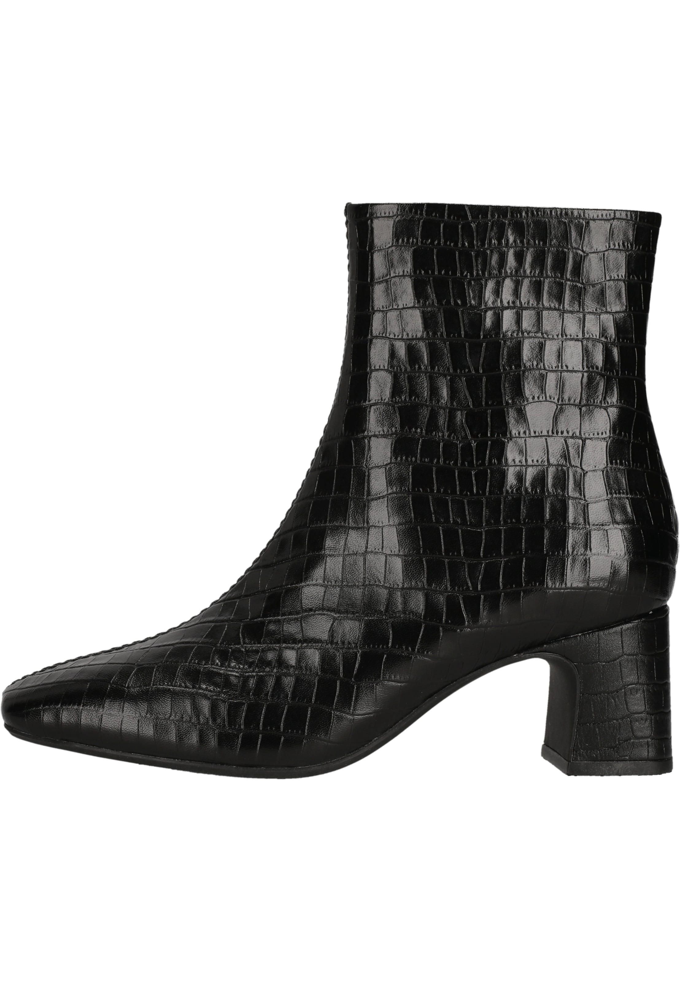 CLARKS Enkellaarsjes 'Fernie Zip' in Zwart
