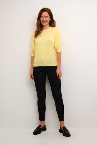 Pull-over 'Lone' Kaffe en jaune