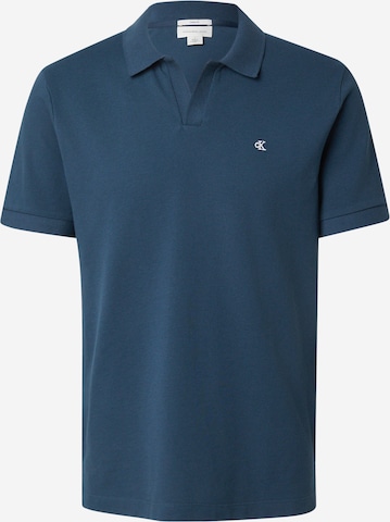 Calvin Klein Jeans Poloshirt in Blau: Vorderseite