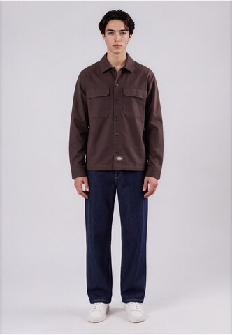 Veste mi-saison DICKIES en marron : devant