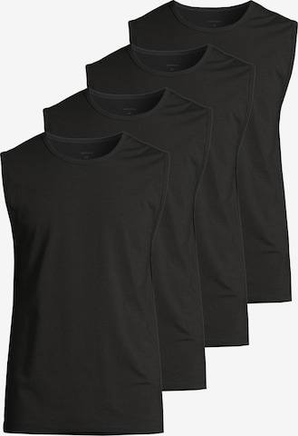 SEIDENSTICKER Undershirt 'Pur' in Black: front
