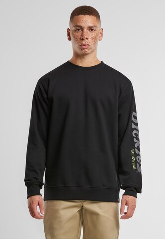 Sweat-shirt DICKIES en noir : devant