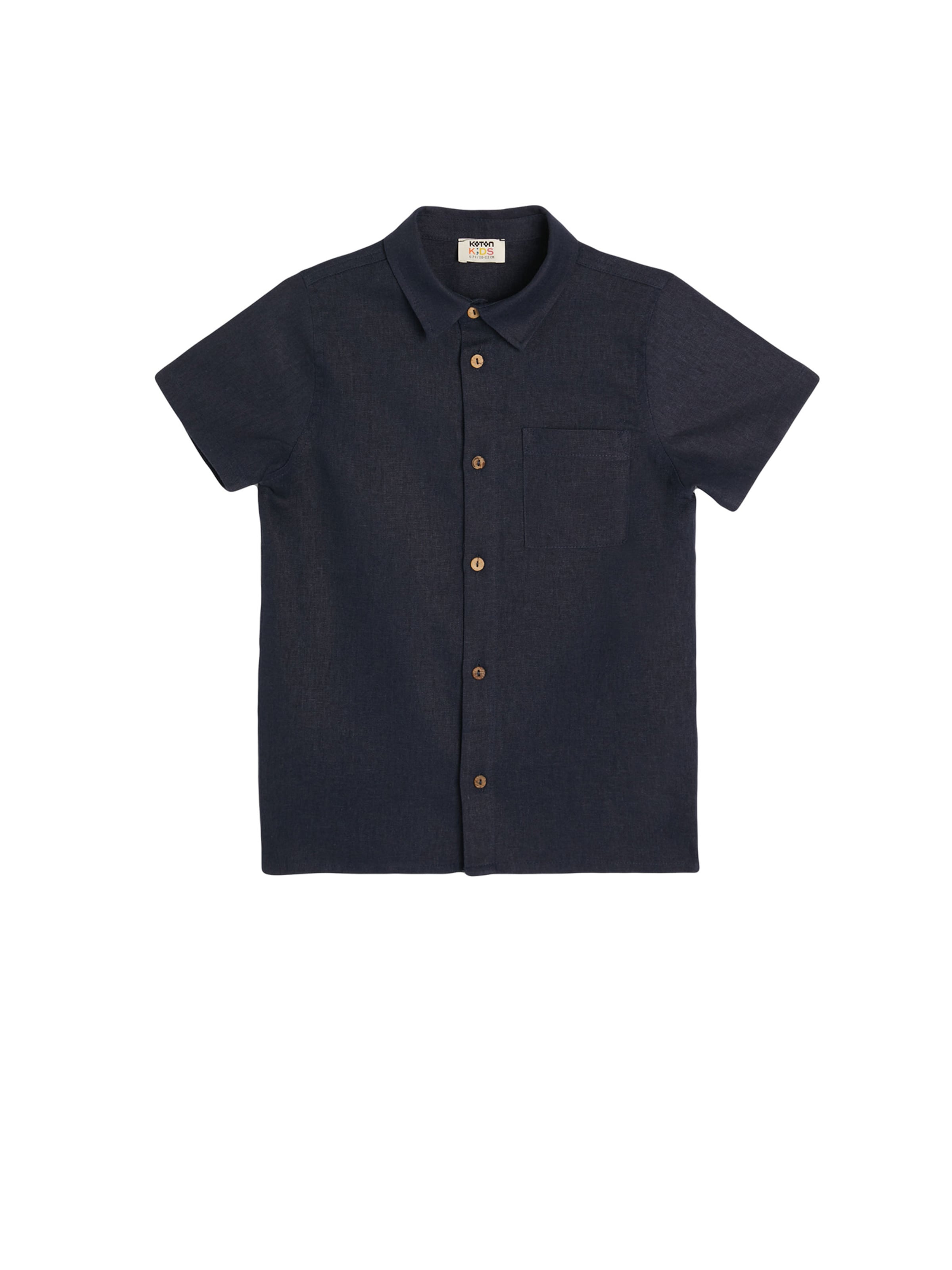 Koton Regular Fit Hemd in Blau: Vorderseite