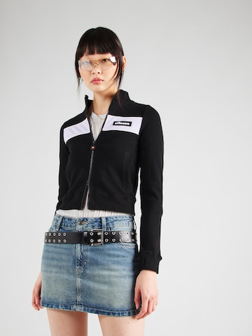 ELLESSE Sweatjacke 'Snowmass' in Schwarz: Vorderseite