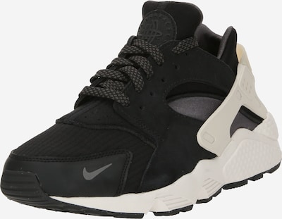 Nike Sportswear Matalavartiset tennarit 'AIR HUARACHE' värissä vaaleanharmaa / musta, Tuotenäkymä