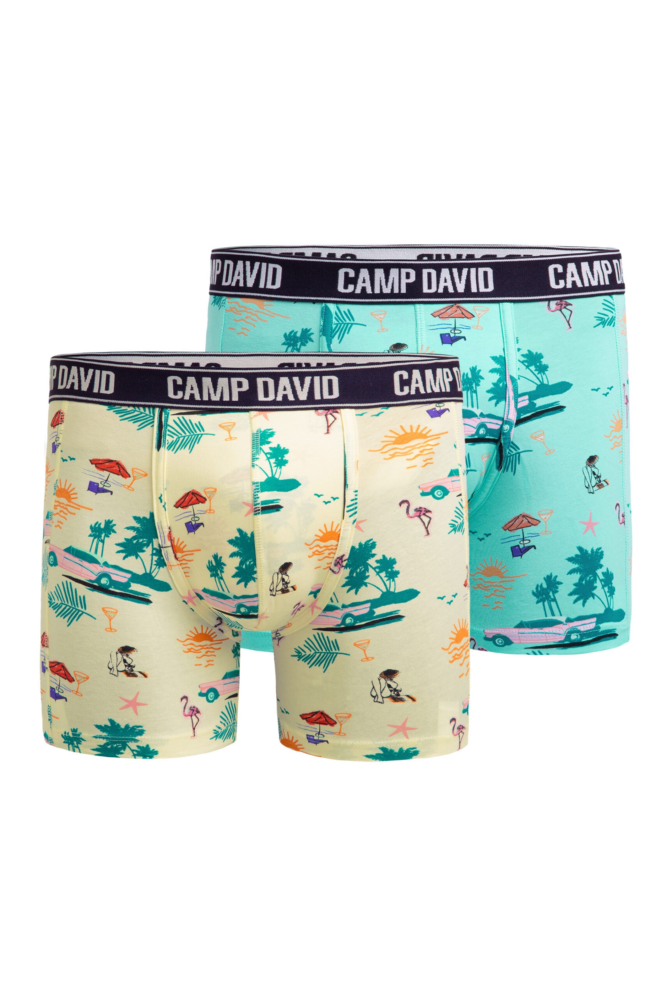 CAMP DAVID Boxer shorts in Mixed colors: front