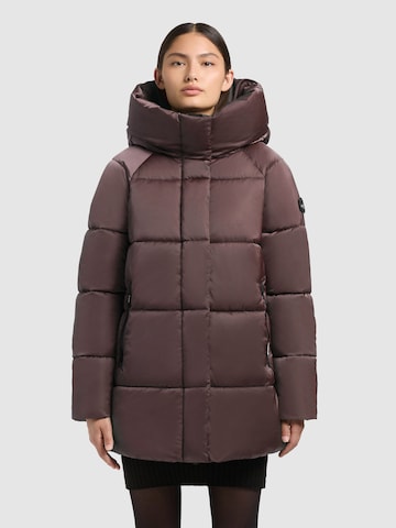 khujo Winterjas 'Suda' in Lila: voorkant