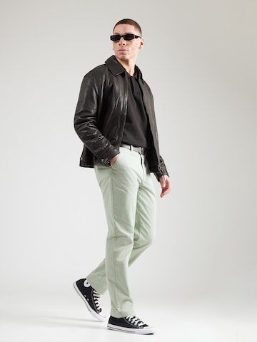 Lindbergh - Loosefit Pantalón chino 'Superflex' en verde