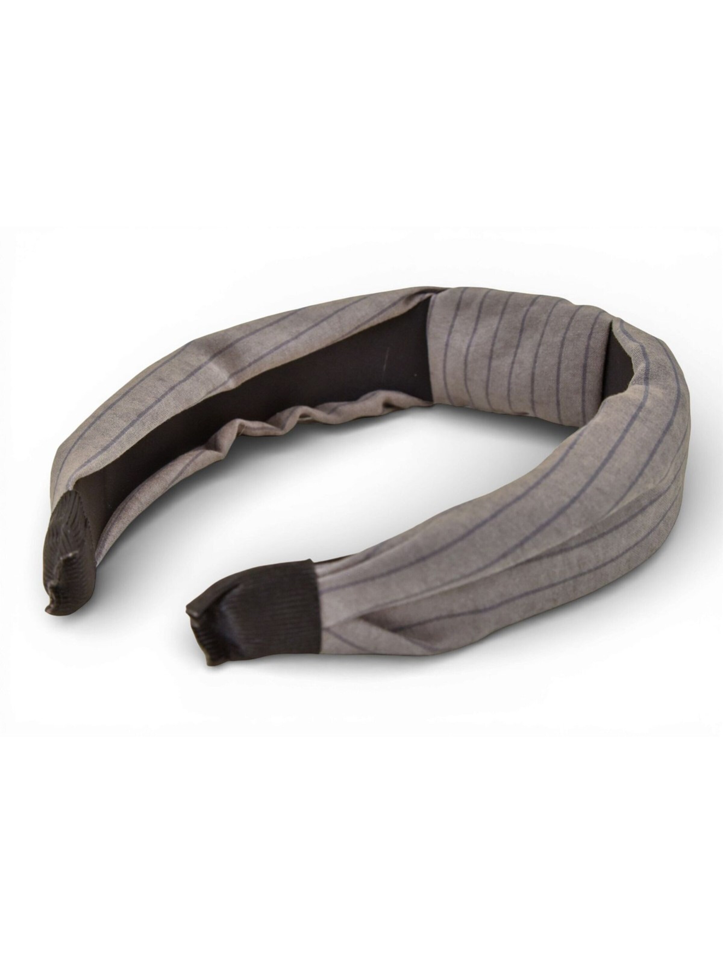 styleBREAKER Haarschmuck 'Haarreif Gestreift mit Twist Knoten'‌‌ in Grau