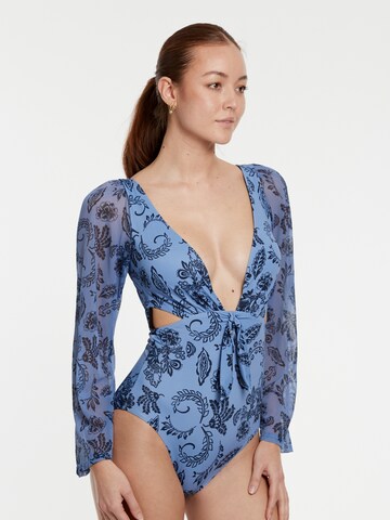 VIVID - Bustier Traje de baño en azul