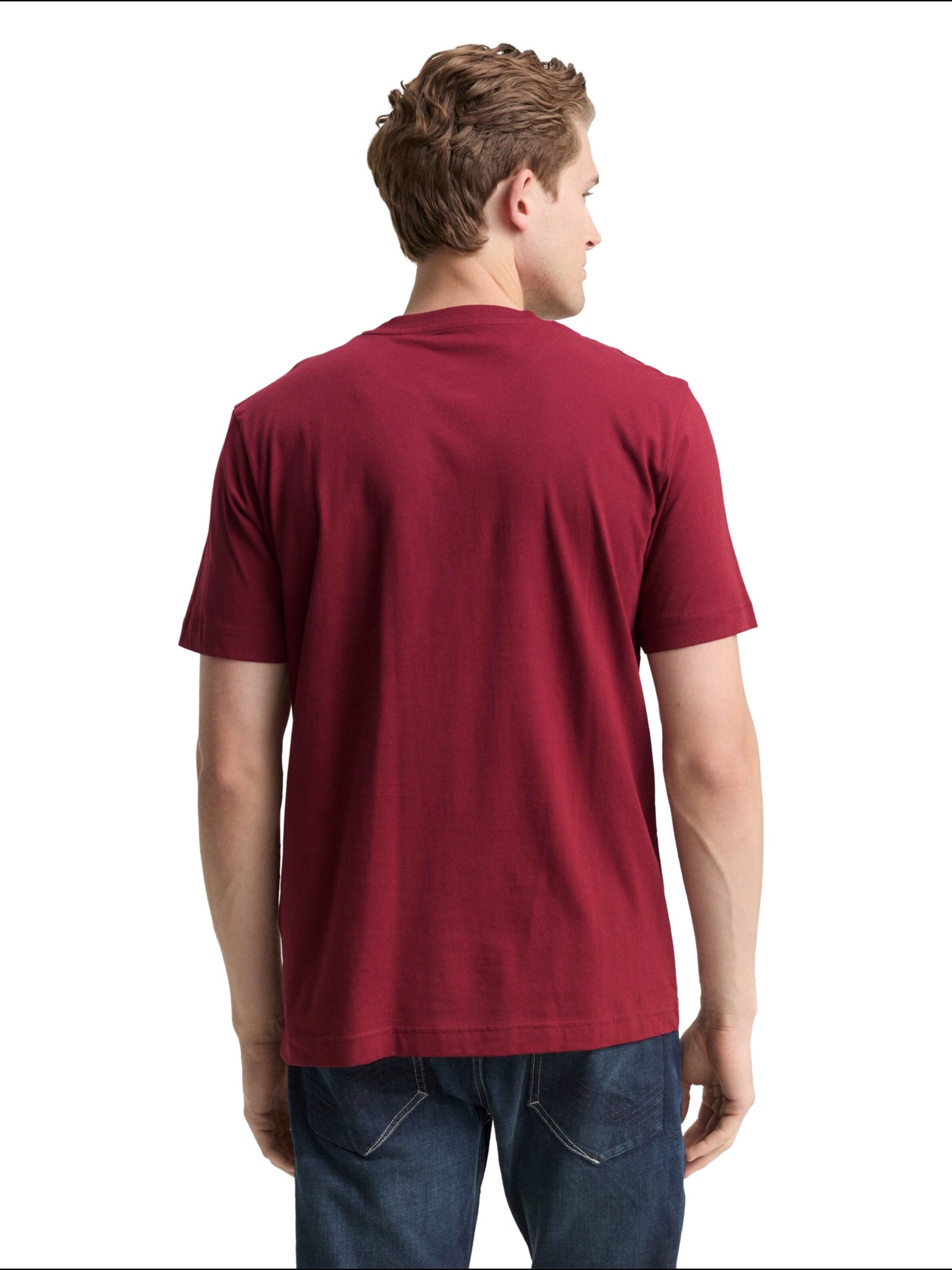 TOM TAILOR Μπλουζάκι σε κόκκινο