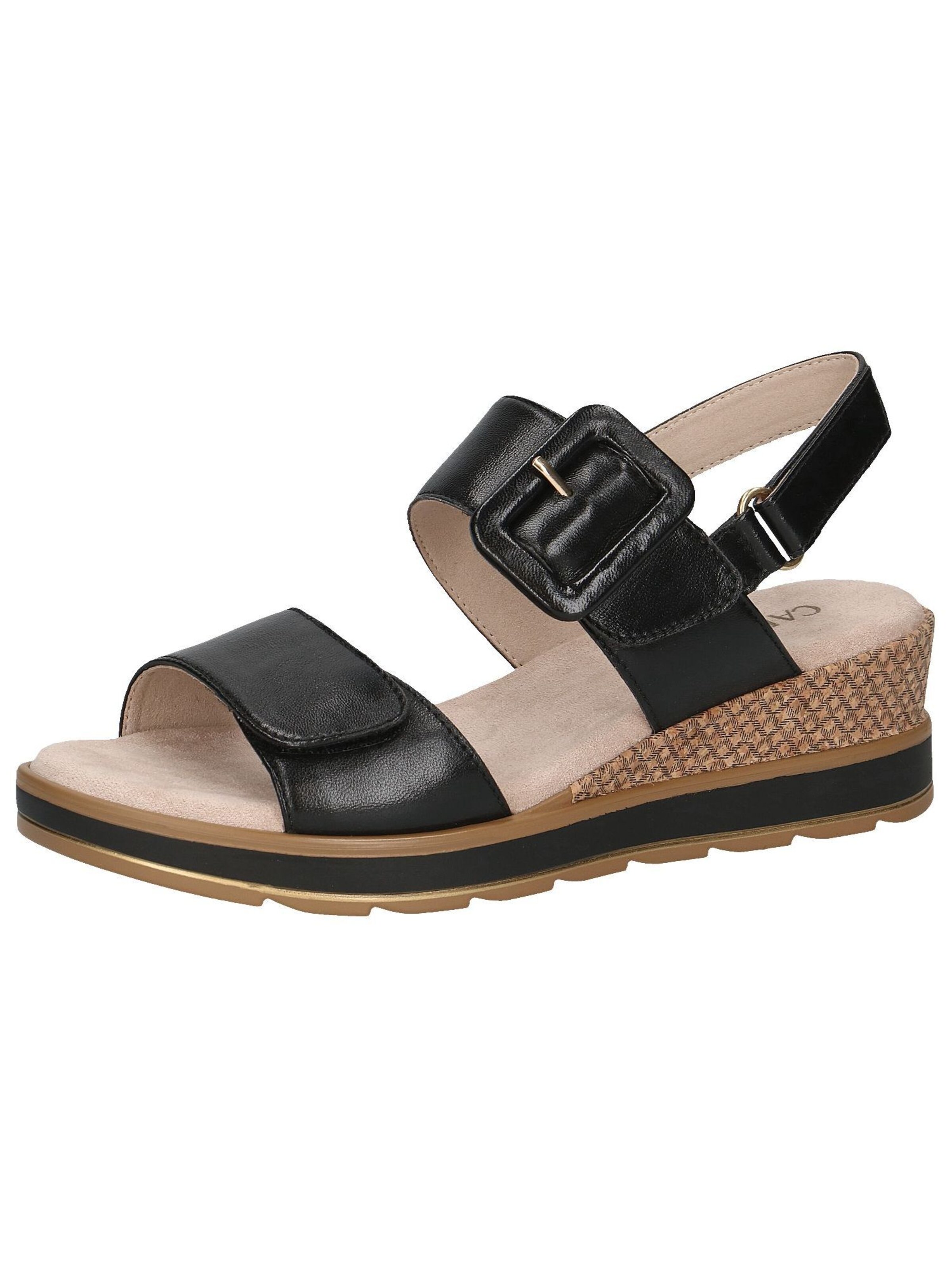 CAPRICE Sandal in Black: front