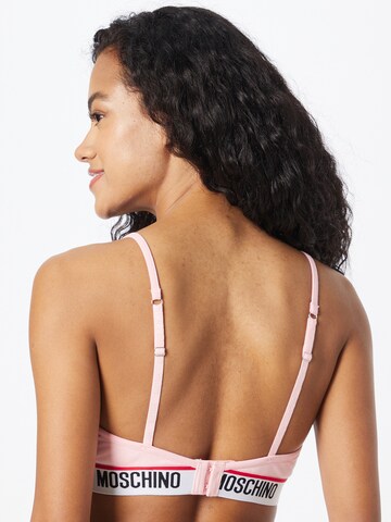 Moschino Underwear Triangle Bra in Pink