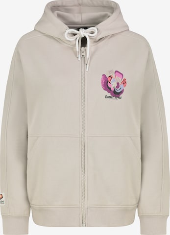 Sublevel Sweatvest in Beige: voorkant