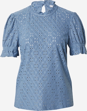 VILA Blouse 'KAWA' in Blauw: voorkant