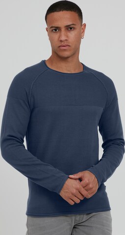 BLEND Sweatshirt 'ADRIANO' in Blauw: voorkant