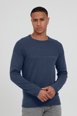 Pull-over 'ADRIANO' BLEND en bleu : devant