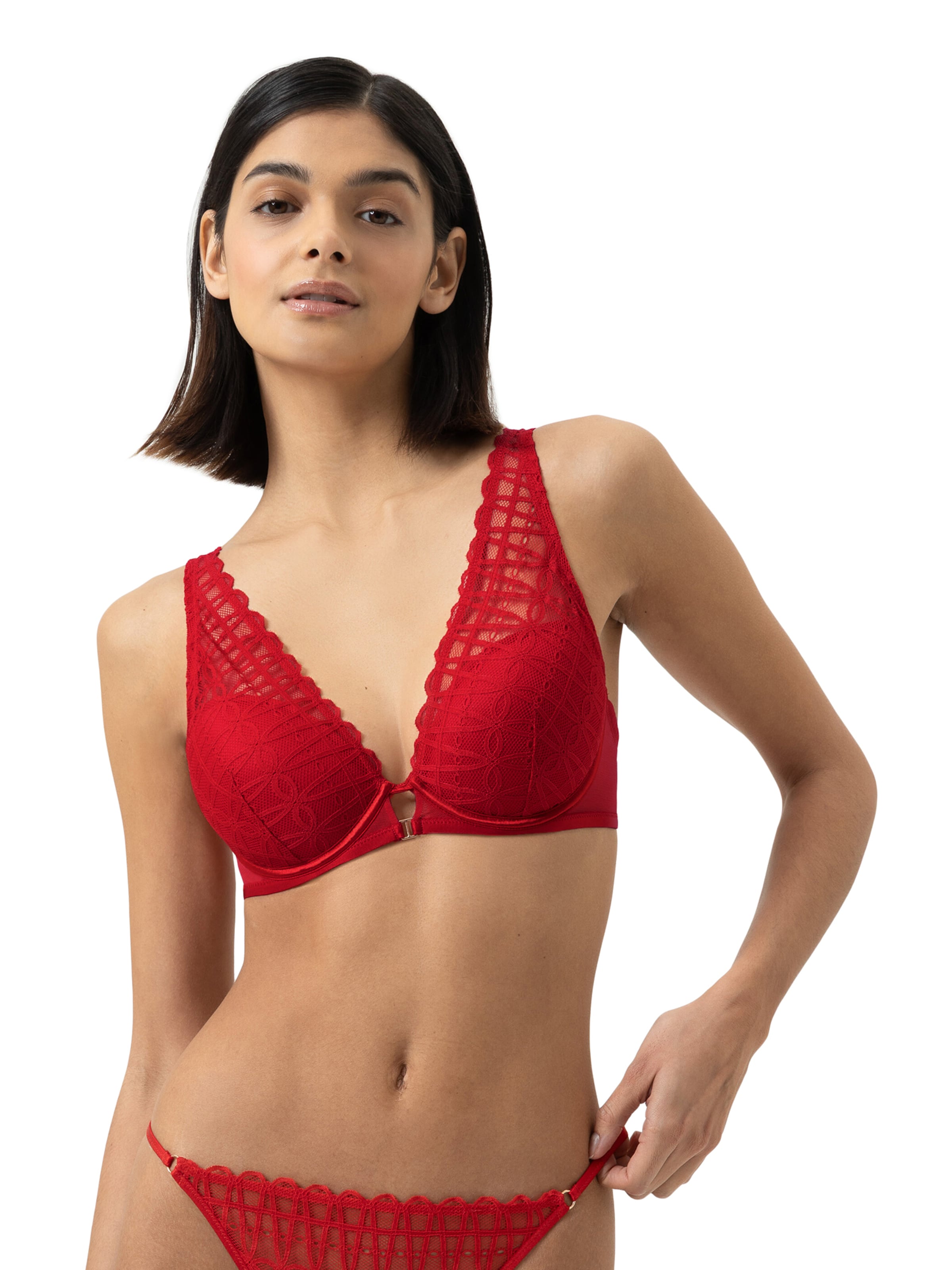 Mey T-shirt BH 'Captivating' in Rood: voorkant