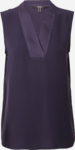 ESPRIT Blouse in Blauw: voorkant