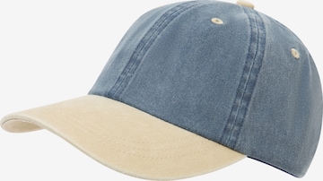 Man's World Cap in Blue: front