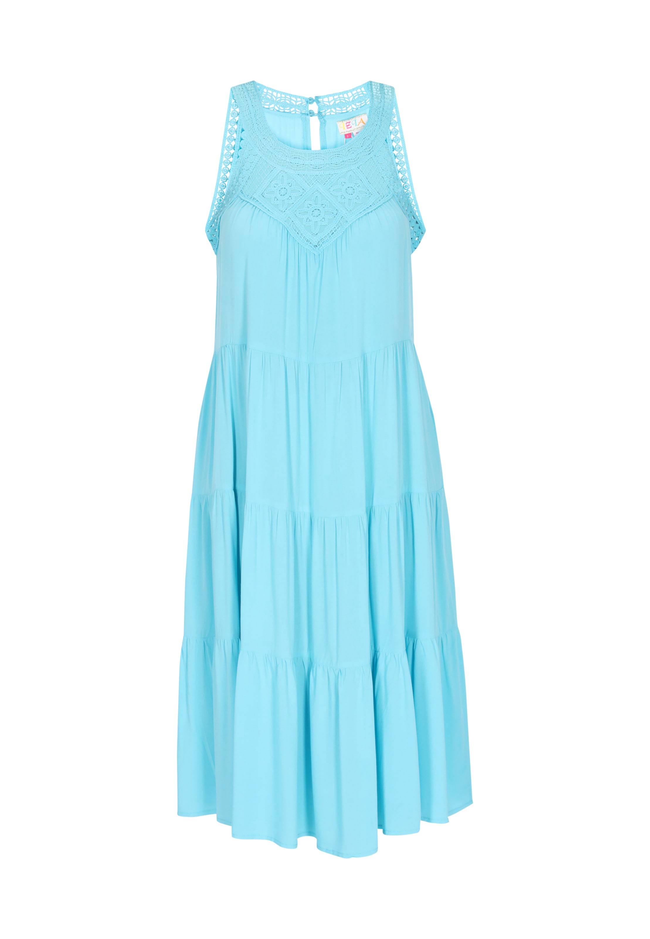 IZIA Šaty 'Boho' - Zelená: predná strana