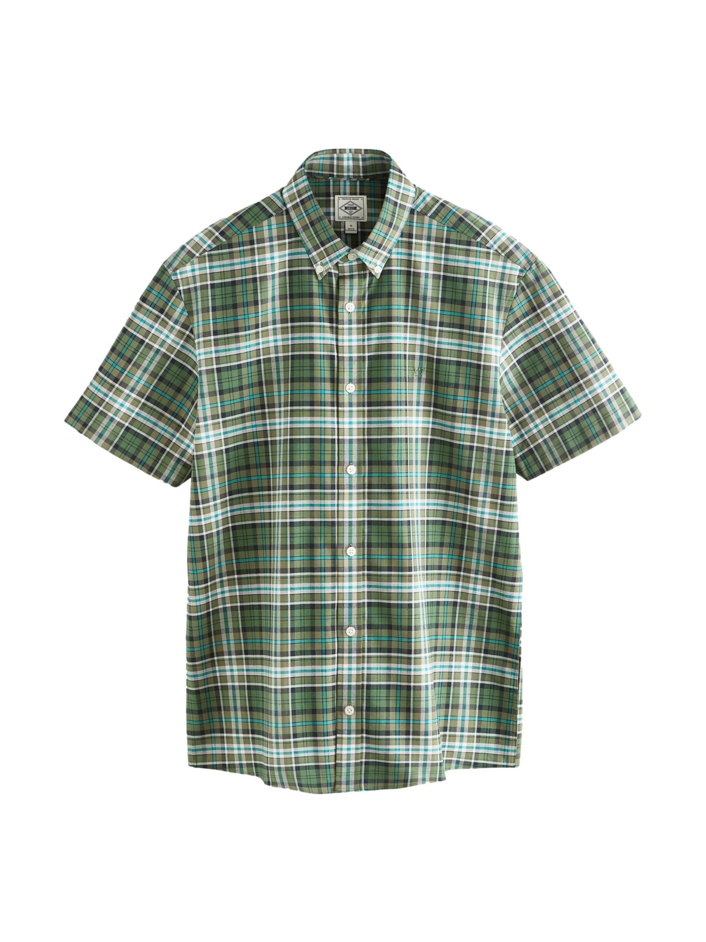 Regular fit Camicia di Next in verde: frontale