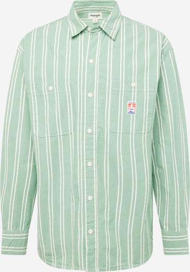 Marškiniai 'CASEY' iš WRANGLER, spalva – mėtų spalva / balta, Prekių apžvalga