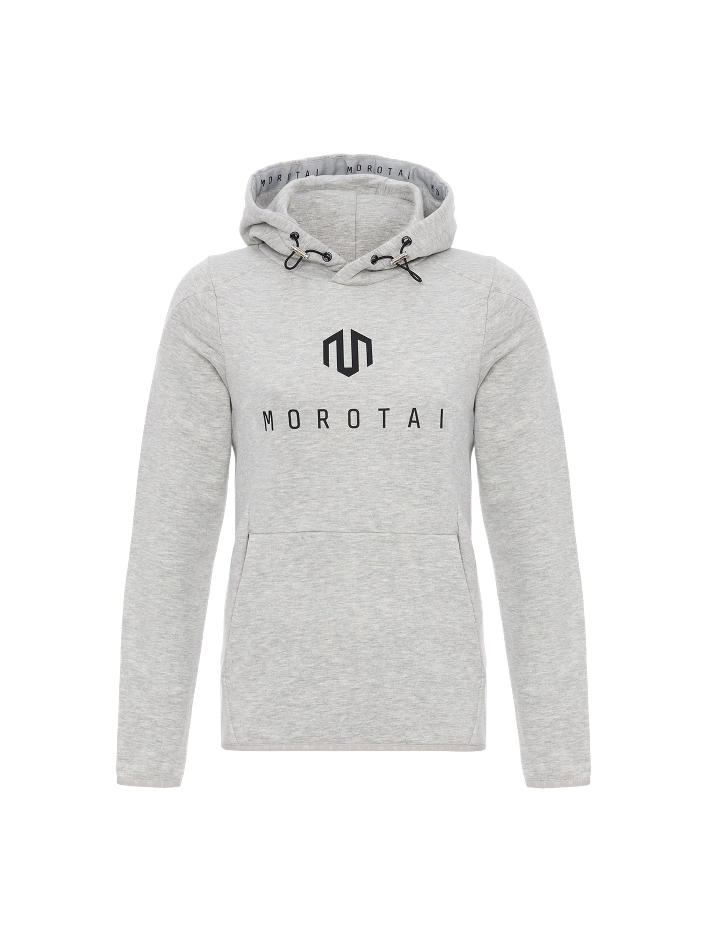 Felpa sportiva di MOROTAI in grigio: frontale