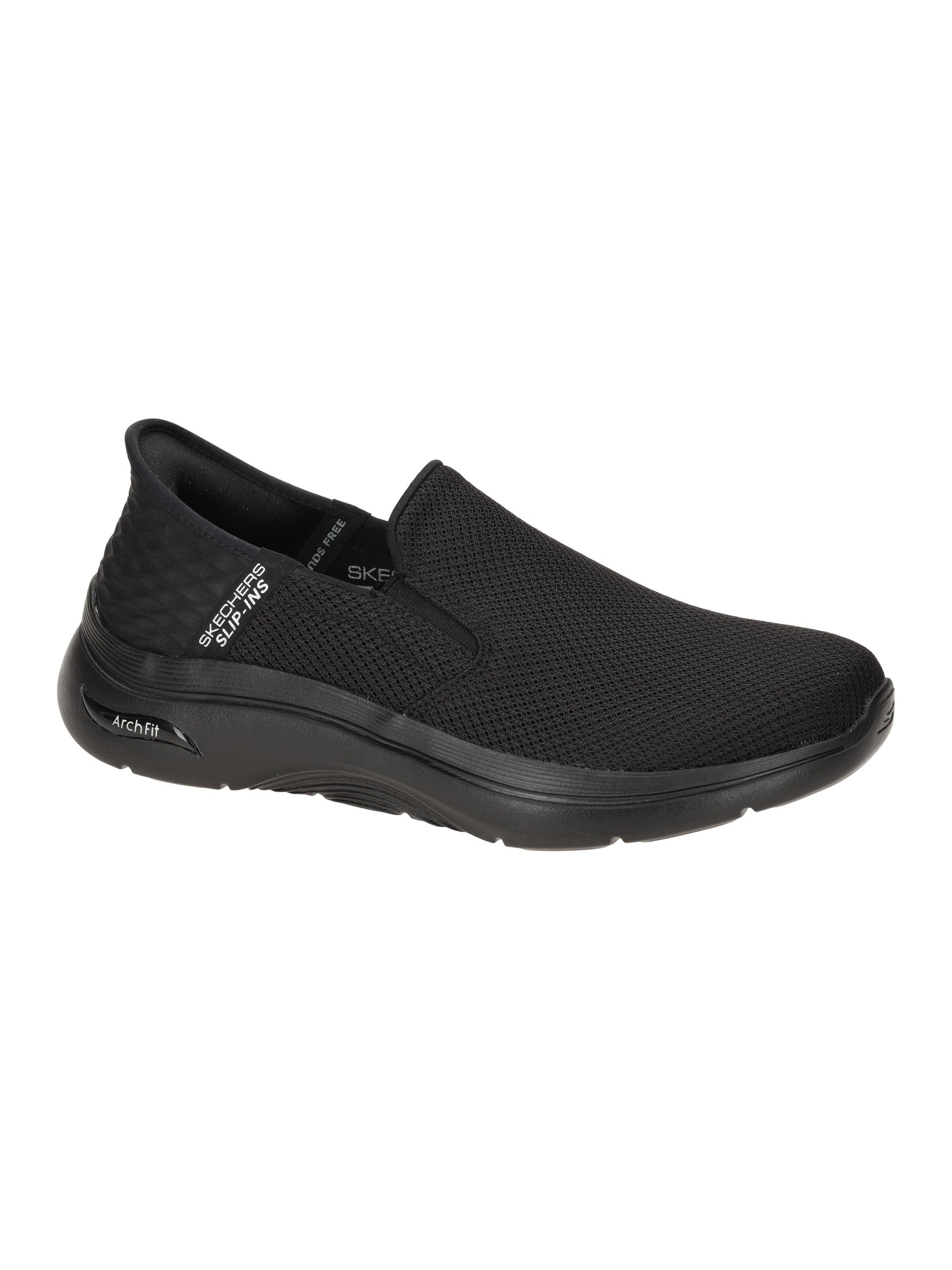 SKECHERS Hausschuh 'Skechers Go Walk Arch Fit Schuhe schwarz Slip-Ins 216600'‌‌‌‌‌‌‌‌‌‌ in Schwarz: Vorderseite