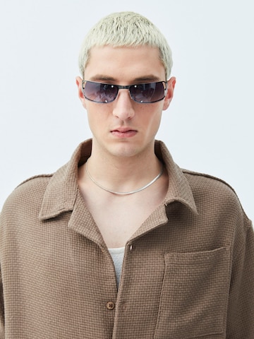 VAMOS CLO Comfort fit Button Up Shirt 'Indre' in Brown