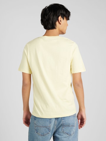 T-Shirt 'LOOF' JACK & JONES en jaune