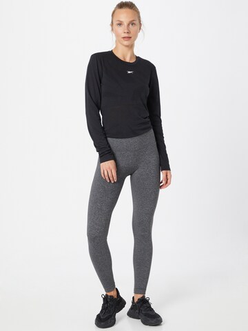 Skinny Pantalon de sport 'Lux' Reebok en gris