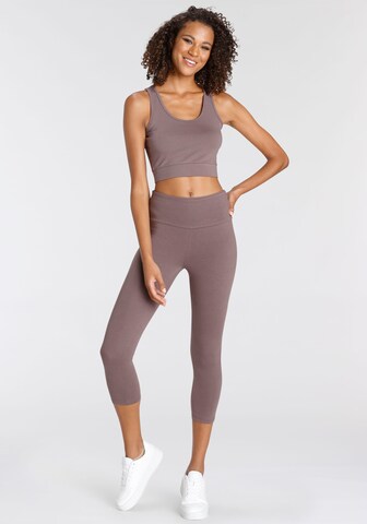 LASCANA ACTIVE Спортивный топ в Коричневый