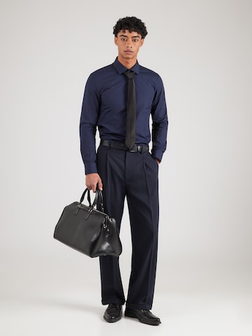HUGO Slim Fit Hemd 'Koey' in Blau