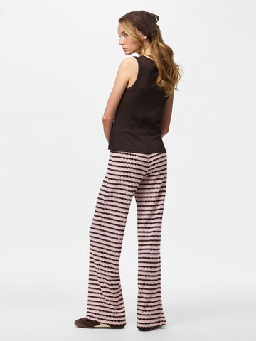 PIECES Loosefit Broek 'PCJeya' in Roze