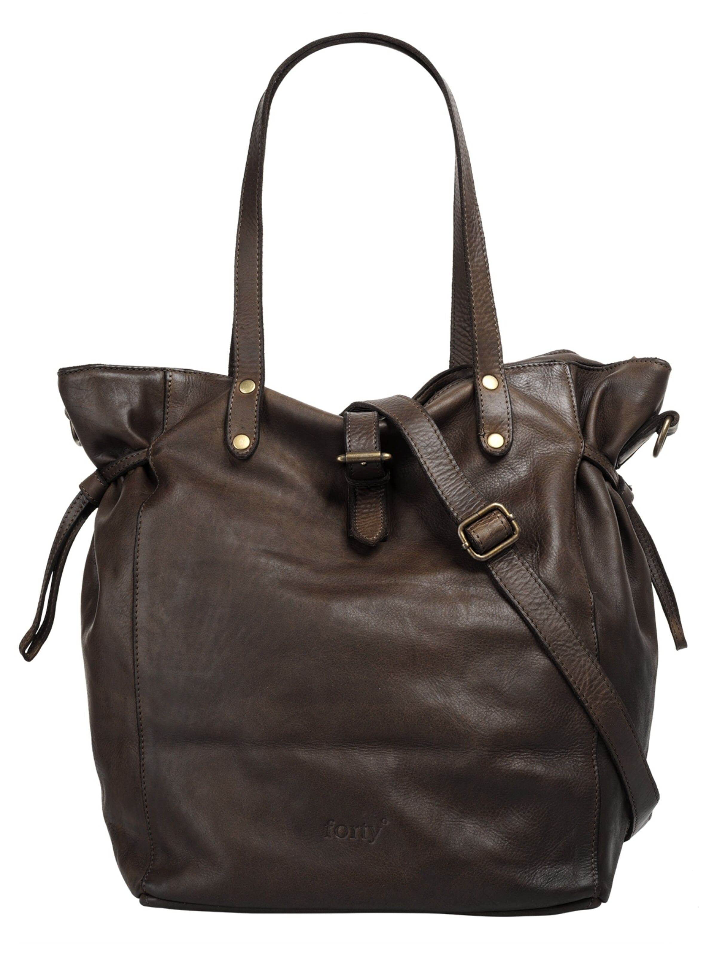 Cabas forty° en marron : devant