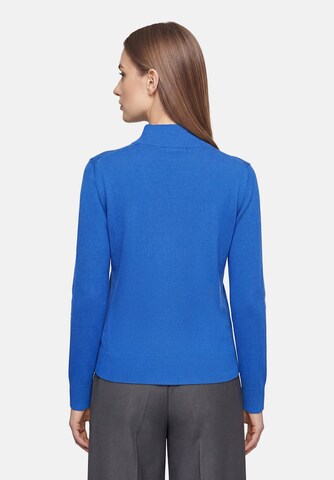 Betty Barclay Basic-Strickpullover mit Stehkragen in Blau