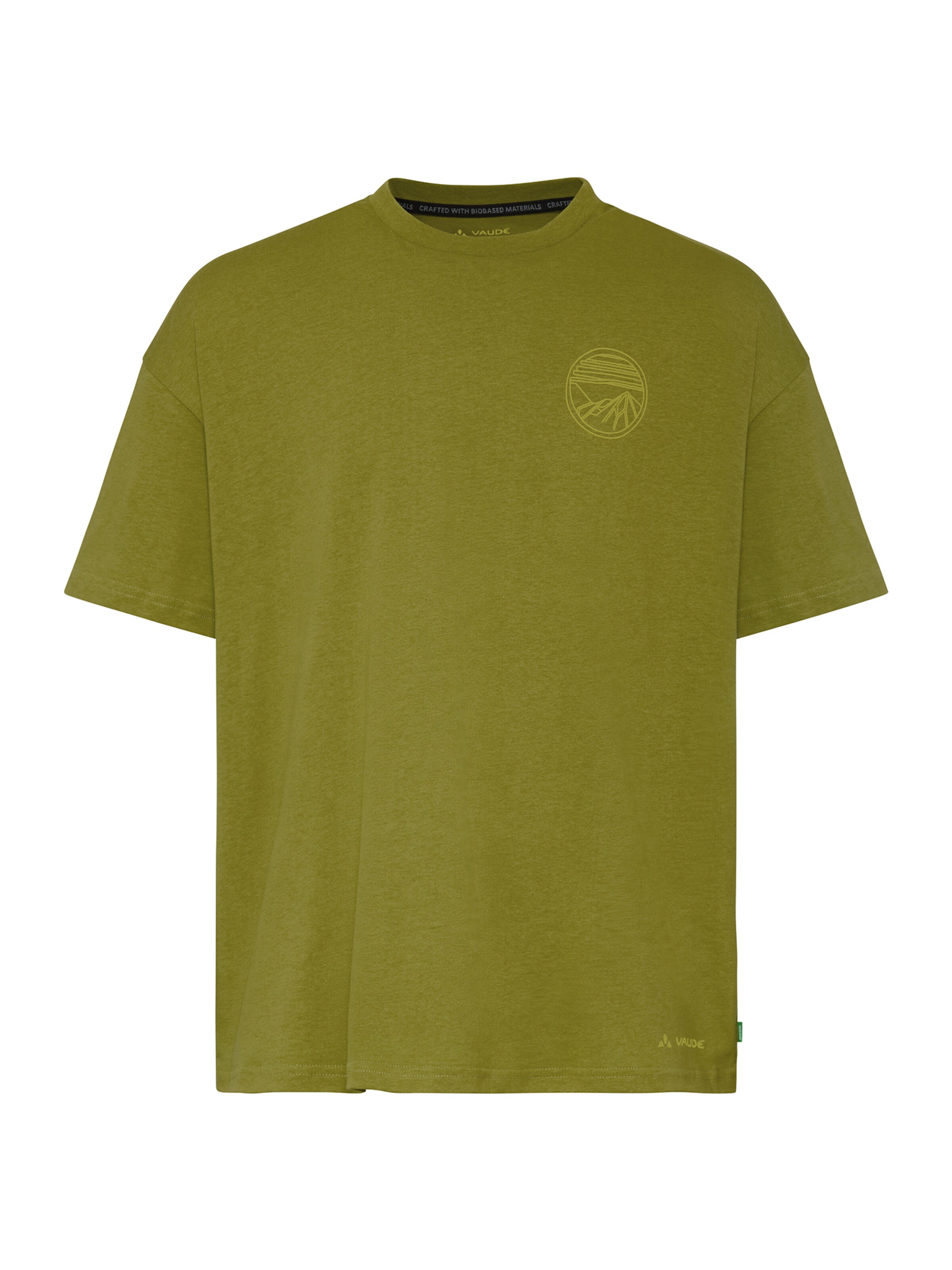 VAUDE Functioneel shirt in Groen: voorkant