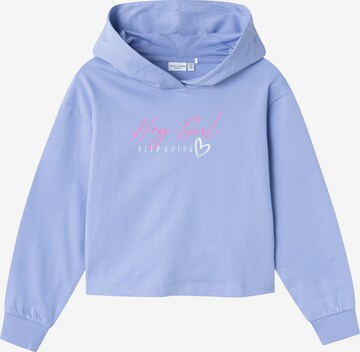 Sweat-shirt 'VANITA' NAME IT en violet : devant